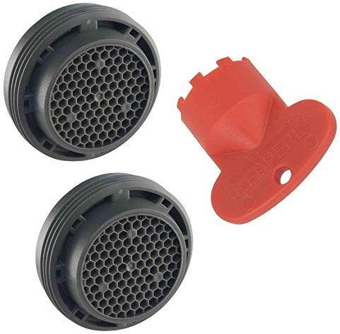 KIT 2 Pz. FILTRINO M24 CON CHIAVE ROMPIGETTO AERATORE RUBINETTO MISCELATORE UNIVERSALE A SCOMPARSA