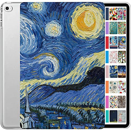 DuraSafe Cases Funda protectora para iPad de 7.9 pulgadas Mini 4 Generación 2015 [Mini 4ª generación] A1538 A1550 MK6K2LL/A MK6J2LL/A MK6L2LL/A funda protectora rígida impresa - Noche estrellada