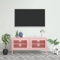 SKM Meuble TV Rose 105x35x50 cm Acier-6238