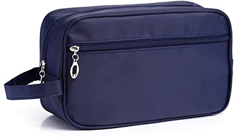 Kulturbeutel Herren, FITDON Reise Kulturtasche tragbare Wasserdicht Waschtasche Rasierentasche zum Aufhängen, Blau
