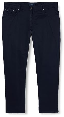 Hackett London Herren Core 5Pkt Trinity Hose, Blue (Navy Blazer), 40L
