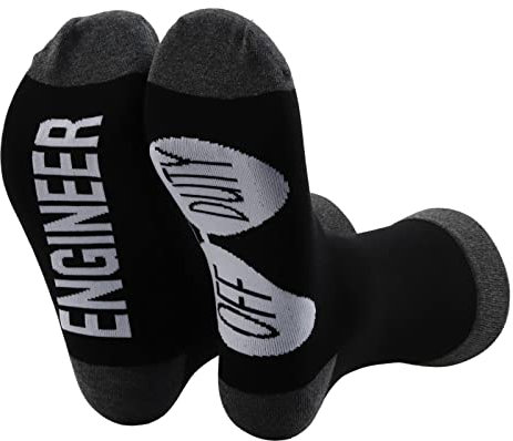 1 Paar lustige Ingenieur-Geschenksocken, Ingenieur, Geschenk, Ingenieur, Ruhestand, Geschenk, Engineer-S, One size