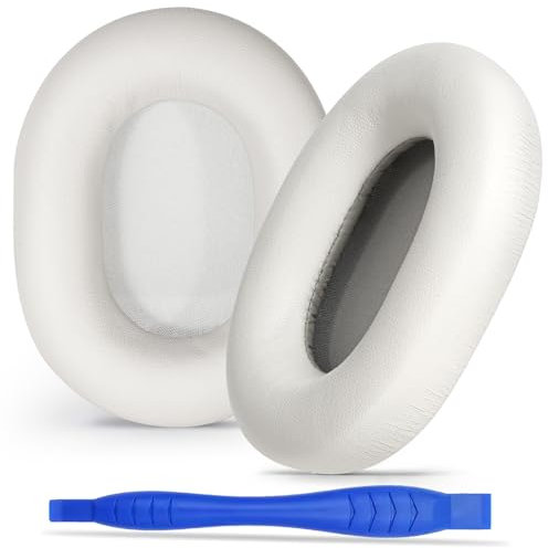 Aurivor Ersatz Ohrpolster Kissen für Sony WH-1000XM5 Noise Cancelling Kopfhörer, Premium XM5 Ohrabdeckungen mit weichem Kunstleder, optimiertem Memory Schaum, Verstärkte Hybridabdichtung