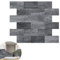 YRHome 10 Blatt Upgrade 3d Fliesenaufkleber PVC Wandfliesen 34 x 29 cm Selbstklebend Fliese Fliesenfolie Klebefliesen Fliesendekor Wasserdicht Fliesensticker für Küche Bad, Typ D