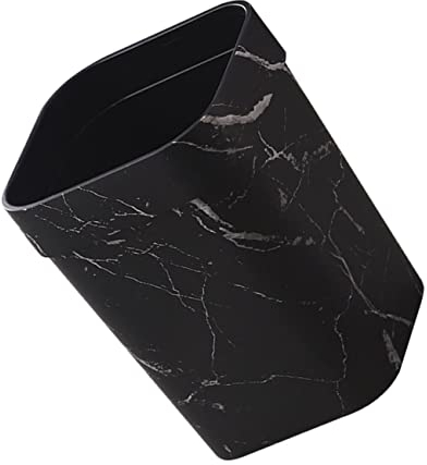 Poubelle En Marbre Poubelle Rétro Poubelle Pour Salle De Bain Poubelle Carrée Petite Poubelle Poubelles Poubelle Décorative Poubelle De Chambre Décorer Rond Bureau Plastique