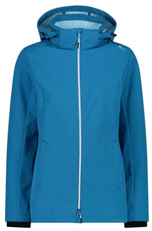 CMP Damen Damenjacke mit Kapuze und Reißverschluss Softshelljacke