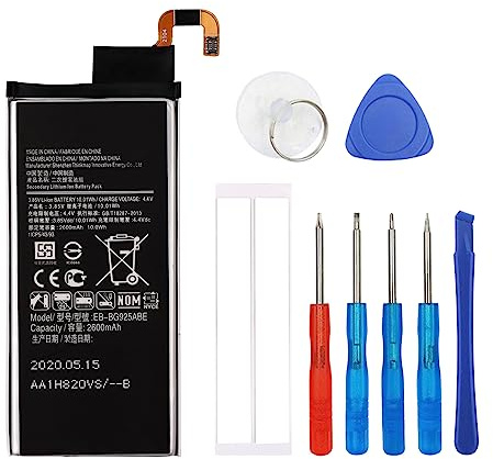 【2024 NEU】 SwarKing Ersatz Akku Kompatibel mit Galaxy Samsung S6 Edge SM-G925 EB-BG925ABE with Toolkit