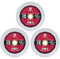 FOCSTOL Disque Diamant Verre 115mm - 3 pièces Double Face Coupe Meulage Lame Scie Diamant pour Verre Jade Cristal Vin avec un Alésage 22,23mm x 15,875mm