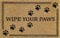 B2C Door Mat Doormats Non Slip Natural Coir Welcome Indoor Outdoor Home Garden Mats 40+ Designs 60cm x 40cm (Wipe your paws)