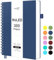 RETTACY B5 Notizblock, Notizbuch, Spiralgebundene Notizbücher, 300 Blatt/150 Seiten Zum Schreiben, 100 G/m² College-liniertes Papier, PVC-Hardcover, 19 x 25 cm - Marineblau