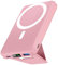 Podoru Bateria mag-Safe iPhone, 10000mAh Power Bank Magnética PD 22.5W Bateria Externa Carga Rapida Inalámbrico Batería mag-Safe Pantalla LED Cargador Portatil para Serie iPhone 16/15/14/13/12,-Rosa