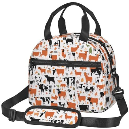 KDUBNJDS Lunchtasche, Kühltasche, Kühltasche, Kühltasche, Kühltasche, Lunch-Tasche, für Damen, Herren, Erwachsene, Büro, Arbeit, Picknick