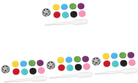 DOITOOL 4 Stück Aromatherapie Clip Maskenzubehör Mini Aroma Clip Aromatherapie Medaillon Für Maske Kleidungszubehör Aromatherapie Pad Medaillon Kleidung Aromatherapie Medaillon