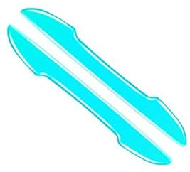 ARTQEDCC Autokarosserie Aufkleber Paket, Für Smart fortwo 451 450 452 453 454, Türschüssel Türgriff Autoaufkleber Autotür Antikollisionsstreifen, Kantenschutz