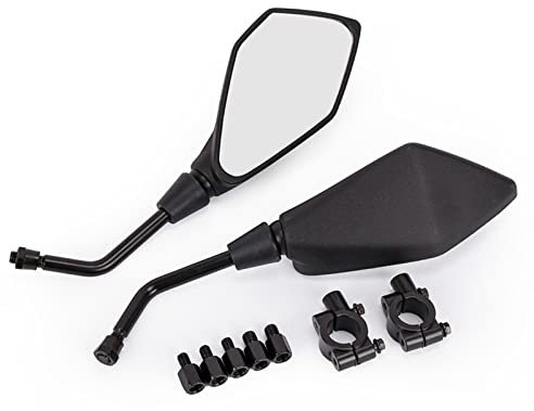 Juego de espejos universales para moto, Espejo retrovisor for motocicleta, piezas de motocicleta, espejos retrovisores, abrazadera de 8 mm for accesorios