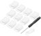sourcing map LED Strip Connector 6 Pin, 12mm LED Connectors for Strip Lights, RGB Unwired Clips for Strip Light Gapless Track Lighting Connector, Pack of 40
