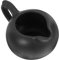 Cabilock Small Milk Frothing Jug with Handle, Black Ceramic Gravy Jug, Sugar Pot Creamer Pitcher Jug, Mini Tea Kettle Pourer for Milk Coffee Sauces Syrup