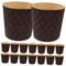 FELTECHELECTR 25pcs Panettone Paper Baking Cups Greaseproof Cake Liners for Muffins Muffins Cheesecakes for Home Baking and Special Occasions