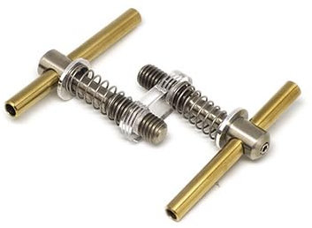 Brompton Lightweight Magnetic Spring Hinge Level clamp Set Titanium