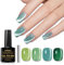 INPING Cat Eye Gel Nail Polish, 4 Colors Jelly Glass Green Crystal Magnetic Cat Eye Glitter Magnetic Gel Polish with Magnet Soak Off UV Nail Art Varnish Kit for Women, 8 ML