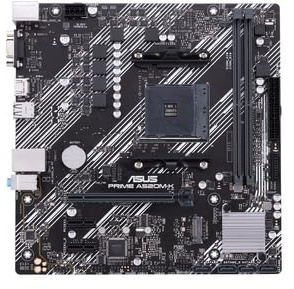 Micro-ATX AM4 Motherboard mit fortschrittlichen technischen Eigenschaften: Unterstützung für Ryzen Prozessoren und mehrere Anschlüsse, ideal für die Montage effizienter PCs.