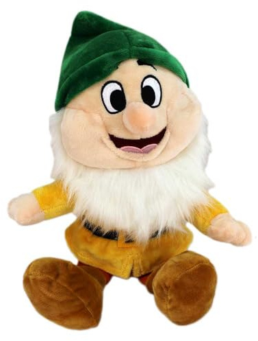 BEMIRO 7 Zwerge Plüsch – 25 cm – Original Lizenzartikel – Gestickte Details & recycelte Füllung – Kuschelig weich (Pimpel)