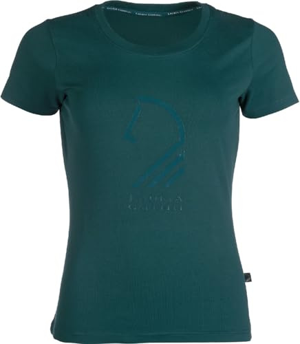 HKM Women's Livigno Horse Head T-Shirt, Deep Green, L