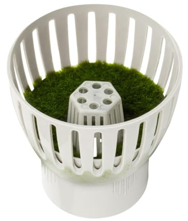 Tanxemery Teich Skimmer Filter - Fischteich Filter Schwebstoff Sammler | 50 mm Ganzjahres Außenbereich Debris Auffangwerkzeug Für Landschaft Wasser Wohnanlage Villa Park Garten