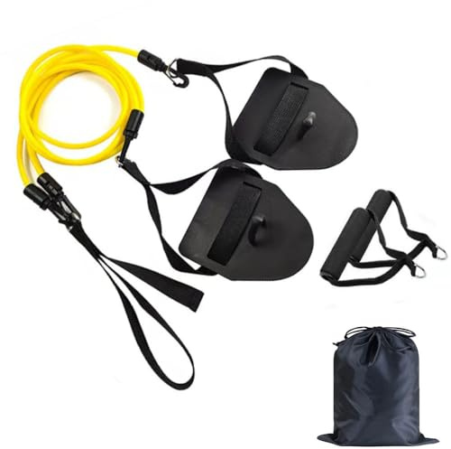 Armastuse Kit d'entraînement de natation avec corde de traction, entraînement professionnel des bras et musculation pour nageurs | Kit complet pour un entraînement efficace de natation à la maison