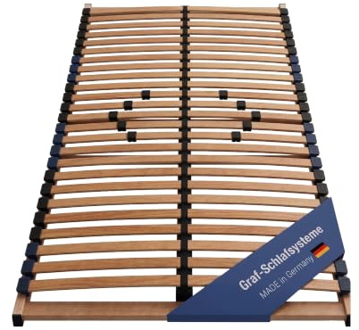 Leo Comfort Lattenrost 7 Zonen 28 Leisten 10 Schieber Mittelgurt 90x200