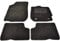 Carsio Carpet Car Mats For Dacia Duster 2010 to 2018 4 Piece Set with 2 Clips Tailored Fit Floor Mat Complete Accessory Black Custom Fitted - All Weather, Anti-Slip Backing & Black Trim