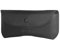 TORRO Glasses Case – Genuine Leather Soft Glasses/Sunglasses Case with Microfibre Lining and Nose Bridge Support (Black)
