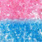 MINGZE 100pcs plastique acrylique mignon bleu et rose petit bébé sucettes pour décorations de douche de bébé, disperseur de table, faveurs de fête, jeux et activités