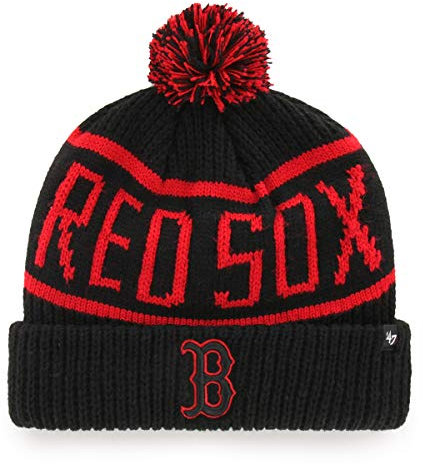47 Brand Boston Red Sox Calgary Cuff Knit Beanie - Black