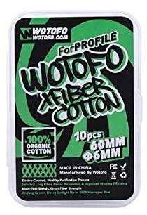 Baumwolle Xfiber 6mm für Profile (10pcs) - Wotofo