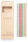 J. Børn, 6 Pailles en Silicone Réutilisables 22cm et Brosse de Nettoyage, Sans BPA, Qualité Alimentaire (Rose)