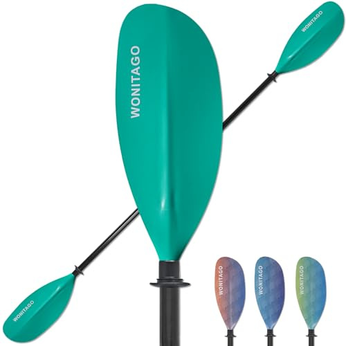 WONITAGO Adjustable Kayak Paddle with Fiberglass Shaft and Nylon Blade
