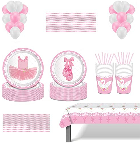 70 Piezas Vajilla de Fiesta, Niño, Juego de Vajilla Baby Shower, Decoración, 8 Invitados, para Fiestas, Bodas, Aniversarios