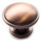 35mm Soft Brushed Copper Knob