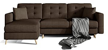 All4All Ecksofa Angela 2 - Schalffunktion - Bettkasten - universell - Komfort - L-Form - Couch - Eckcouch - Schlafsofa - platzsparend - 250x162x87cm - 23 - Sawana16