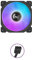 Abcidubxc Ventilateur de processeur silencieux PWM CC 12 V RGB 92 mm PWM 4 broches Boîtier de refroidissement RVB coloré 9 cm 12 V PWM Ultra silencieux Ordinateur de bureau 90 mm Multicolore