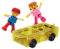 PicassoTiles Mini Magnetic Tiles Expansion Car Truck and Figures Play Set, Kids Building Magnet Bricks STEM & Learning Toys, Magnetic Add-ons, Car Toys, Toddler Preschool 3 years and up boys and girls