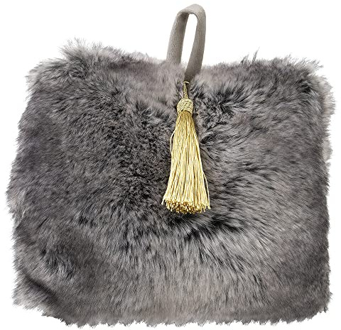 Mars & More Türstopper Doorstopper Fell Wolf Grau Sandsack Türhalter 18 cm
