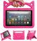 Fire HD 8 Tablet Case,Fire Tablet 8 Case,Amazon Fire HD 8 Tablet Case,Lightweight Kids Case with Handle Stand for Amazon Kindle Fire HD 8/8 Plus(12th/10th Generation,2022/2020 Release),Pink