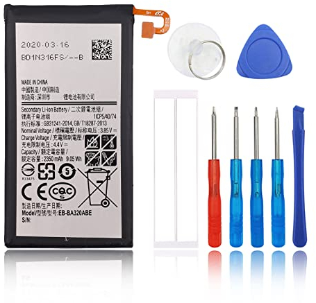 SwarKing Ersatz Akku Kompatibel mit Samsung Galaxy A3 2017 SM-A320 EB-BA320ABE with Toolkit