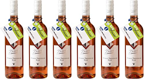 Halter Muskat-Trollinger Rosé 2022 Feinherb Ecovin Bio (6 x 0.75 l)