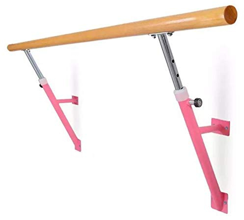 Ballettstange, Ballettstange, Wandmontage, Feste Stange, Ballettstange, Balance, Tanz oder aktives Training, ausbalanciert, für Kinder und Erwachsene (rosa 2 m) (rosa 2 m) (rosa 2 m)