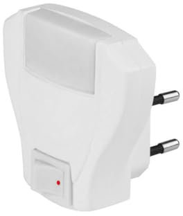 YASTA Luce Notturna Per Bambini Luce LED Con Interruttore Lampada Notte 1W Bianca Fredda TE-B0588