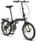 Licorne Bike CONSERES Premium Klapprad 20 Zoll Fahrrad für Herren Damen 6 Gang Schaltung Schwarz