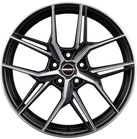 4x Borbet Felgen Alufelgen QX 8x19 ET49 5x112 black polished matt kompatibel mit BMW 1er 2er X1 X2